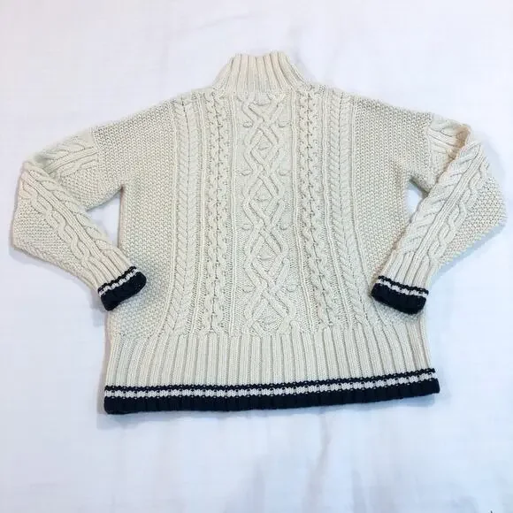 Vineyard Vines Tipped Island Fisherman Mock Sweater - Picture 7 of 8